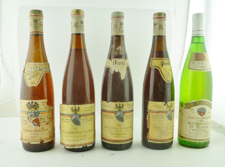 GAU KONGERNHEIMER VOGELSANG 1977 Eiswein, 1 bottle KLUSSERATHER ST. MICHAEL 1995 Spatlese, 1