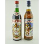 MARTINI ROSSO, 1 bottle CINZANO BIANCO, 1 bottle (2)