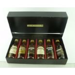 THE GLENTURRET MALT WHISKY COLLECTION, 6 miniatures, boxed
