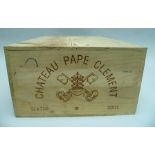 CHATEAU PAPE CLEMENT 2001 Pessac Leognan, 12 bottles in o.w.c.