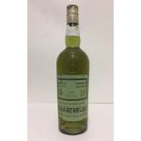 GREEN CHARTREUSE LIQUEUR, 96 degrees proof, 1970's, 1 x 24 fl.oz bottle