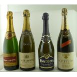 CHARLES LAFITTE NV Champagne, 1 bottle MARIMONT NV, 1 bottle KRITER NV, 1 bottle HOCHBERG NV, 1