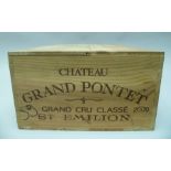 CHATEAU GRAND PONTET 2000 St Emilion, 12 bottles in o.w.c.