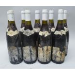 GIVRY PREMIER CRU 1997 Amelin, 9 bottles (remains of labels)