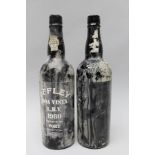 ONE BOTTLE OF 1977 UNLABELLED VINTAGE PORT, bottle impressed with date OFFLEY BOA VISTA LBV 1980,