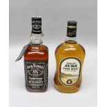 JACK DANIELS Old No.7 Tennessee Whiskey, 1 bottle ISLE OF JURA 8 year old Pure Malt Scotch Whisky, 1