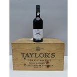 TAYLOR'S 1985 Vintage Port, 12 bottles in o.w.c.