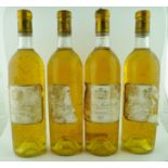 CHATEAU SUDUIRAUT 1972 Sauternes (Ancien cru du Roy), 4 bottles