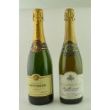 TAITTINGER NV Champagne, 1 bottle CHANTERELLE NV Sparkling, 1 bottle (2)