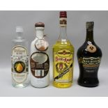 POIRES WILLIAMS Eau-de-Vie, 1 bottle COCO RIBE Liqueur, 1 bottle ELIXIR D'ANVERS Liqueur, 1 litre