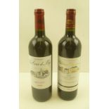 CHATEAU DONISSAN 2012 Listrac-Medoc, Cru Bourgeois, 1 bottle CHATEAU LA TOUR DE BY 2009 Medoc Classe