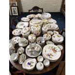 *A large Royal Worcester dinner service with Evesham pattern.