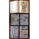 A collection of eight albums of international stamps.