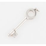 A Theo Fennell 18ct white gold key pendant, hallmarked London 1999, weight approx. 5.5g.