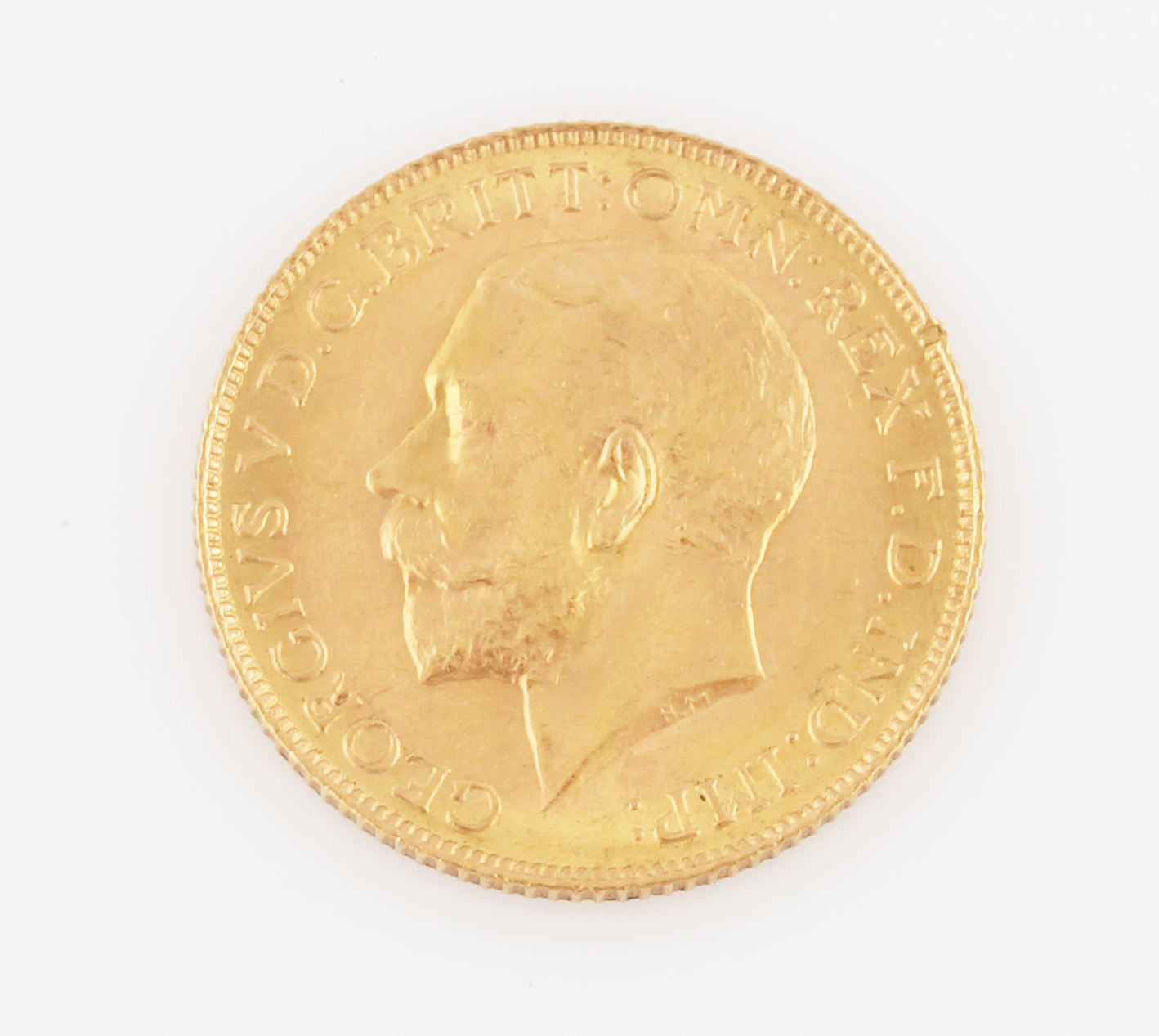 A George V 1925 full sovereign.