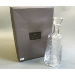 *A boxed 'MA WOOD GRAIN' decanter with stopper.