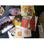 A selection of album and single records including Elvis, Emperor, Shakin’ Stevens, Etc.