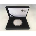 The Royal Mint two The Alderney 2008 Concorde 65mm silver proof coins, with certificates of