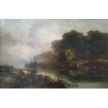 ARTHUR JAMES STARK(1831-1902). Framed, unsigned, dated ‘1860’ on frame verso, oil on canvas, ‘