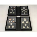 The Royal Mint 2013 and 2014 United Kingdom proof collector coin sets including commonwealth games