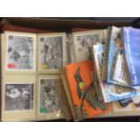 A quantity of Royal Mail postcards, various cigarette cards etc.