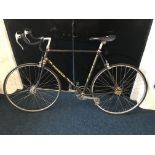 A gents Claud Butler drop handlebar racing bicycle