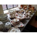 A collection of china / dinnerware to include Royal Albert, Old Country Rose etc.