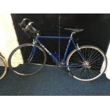 A gents Sirius blue framed racing bicycle
