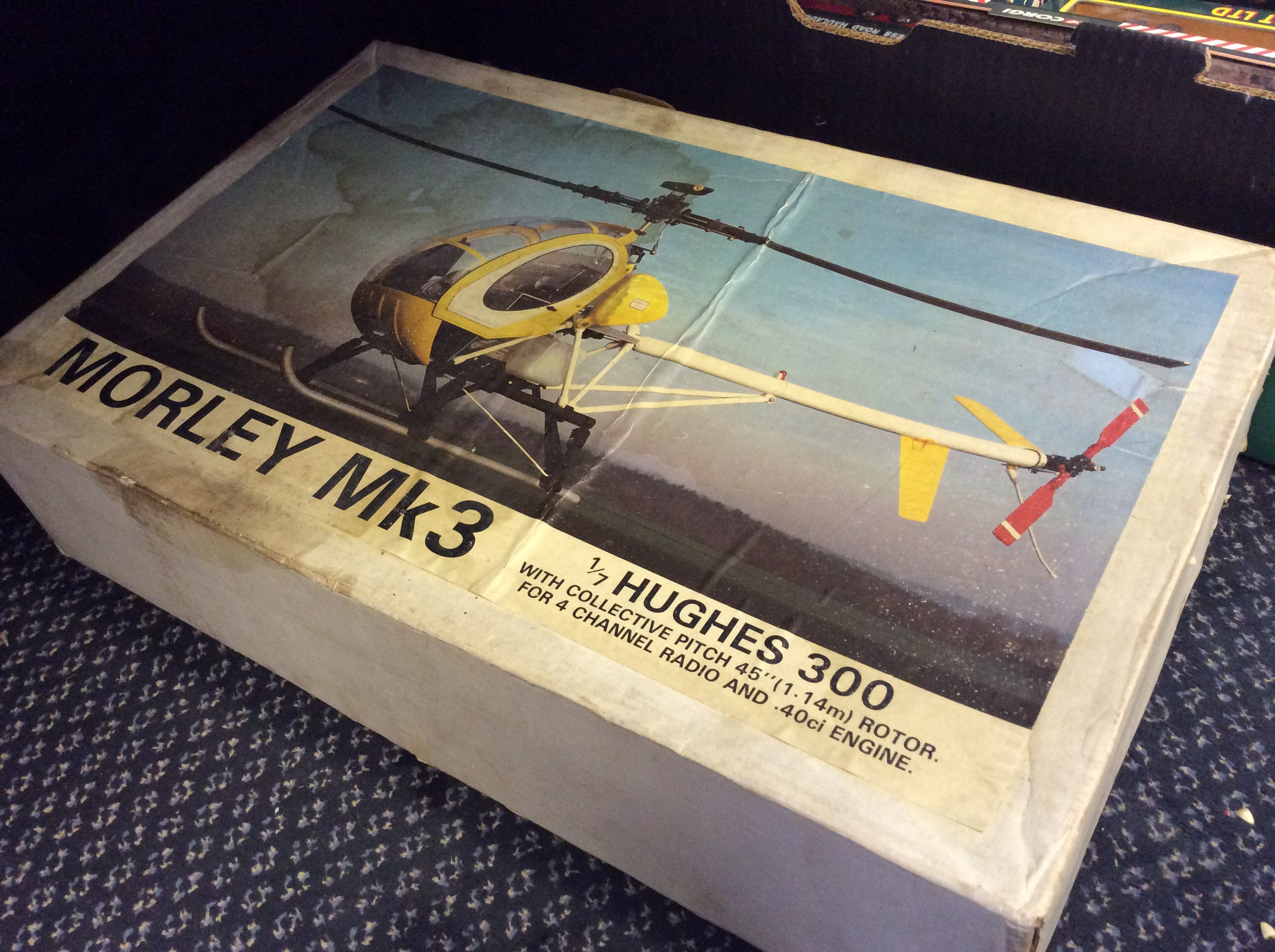 A Morley Mk3 model helicopter kit