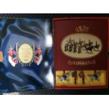 The Great Book of Britains- 100 years of Toy Soldiers by James Opie, containing four lead