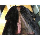 Three full length fur coats