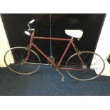 A gents straight handlebar bicycle