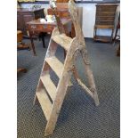 Vintage simplex step ladders.