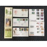 A Great Britain collection of first day covers, presentation packs and maxi cards dated 1981-2001.