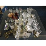 Collection of various glassware.