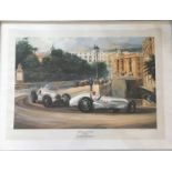 ALAN FEARNLEY. A pair of framed, glazed, signed in pencil to margin limited edition prints titled ‘