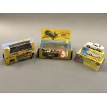 Three Corgi model vehicles in boxes (three reproduction), Chitty Chitty Bang Bang, 267 rocket firing