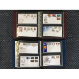 A collection of Channel Islands first day Covers in four albums.