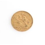 An Edward VII 1908 full sovereign.