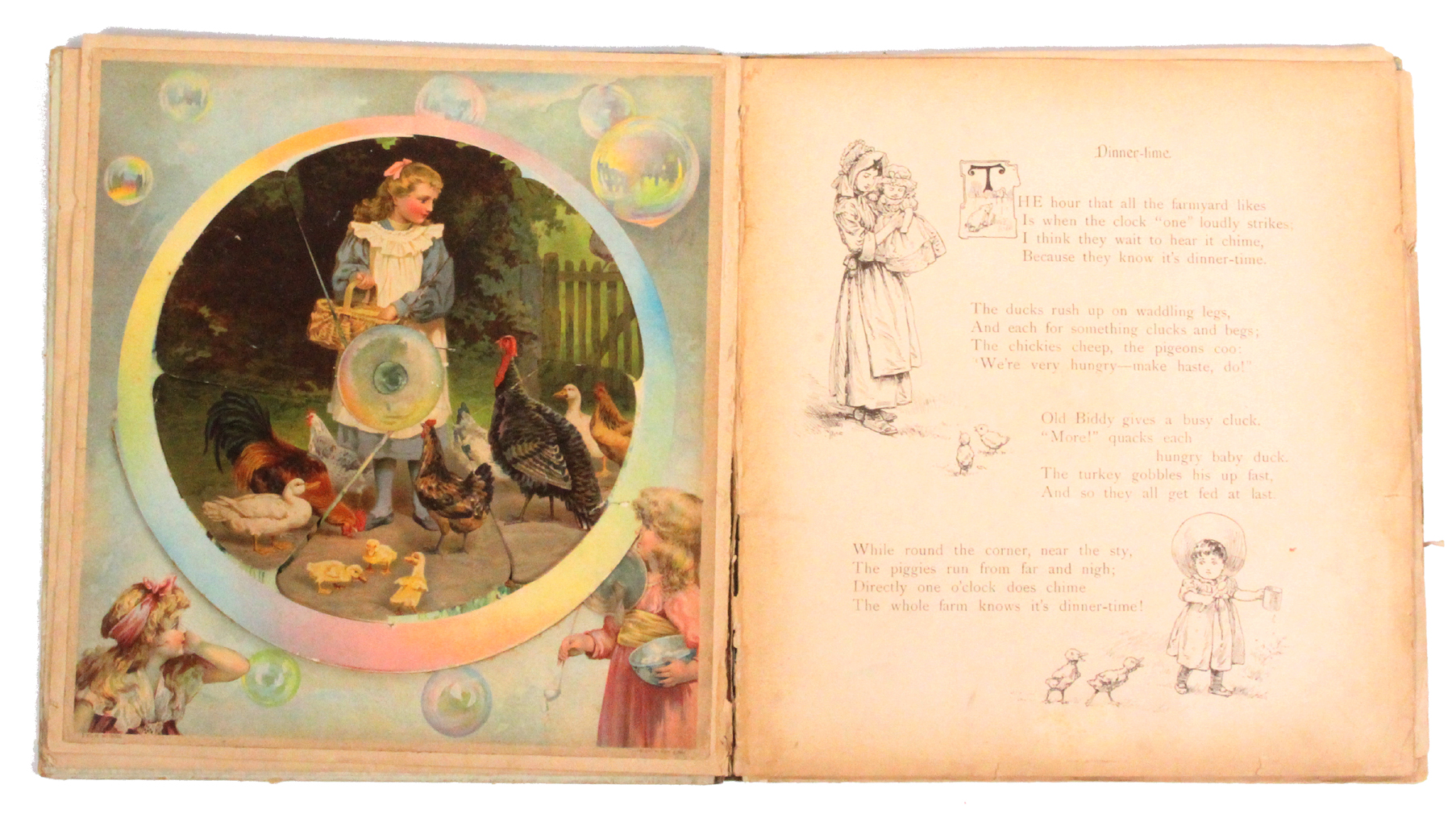 Children's books -The Fairy Picture Book, E. P. Dutton and Co./Ernest Nister, fan form circular - Image 3 of 3