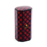 A Tartan ware (Rob Roy) needle packet box of octagonal section, 5.2cm high