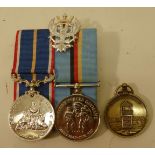 A National Service Medal 1939-1960, together with a British Forces Germany Medal 1945-1989 to