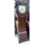 An 18th century Longcase Clock with steel and brass dial inscribed "Edward Lowe, Chester" with