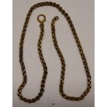 A gold belcher link Neckchain marked 9ct. (12.4gms)