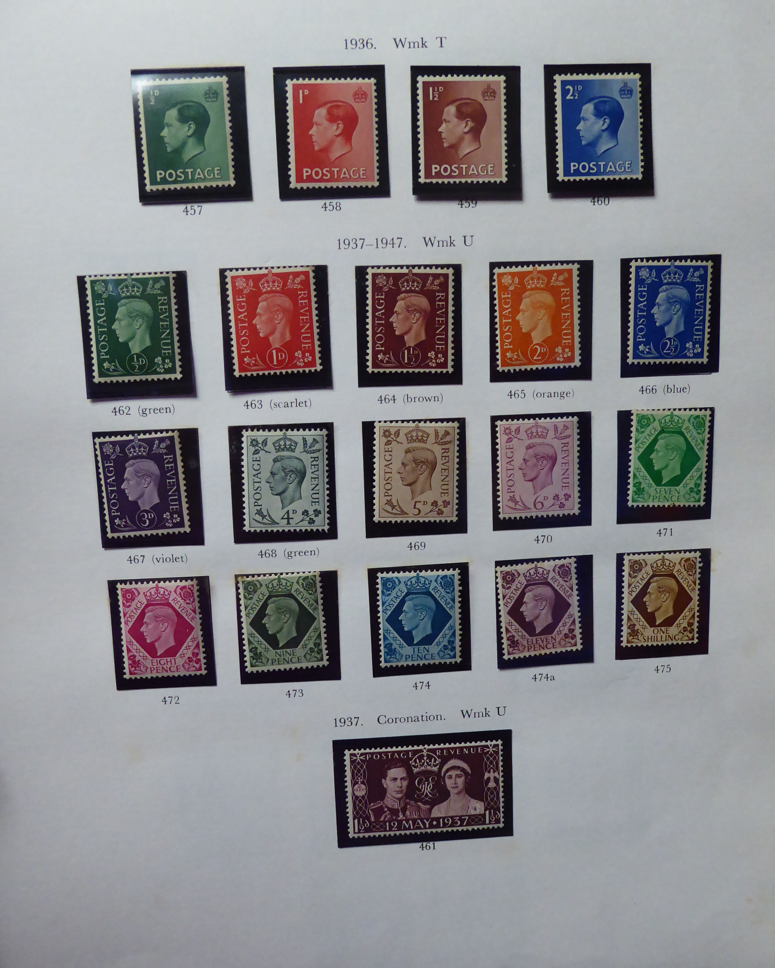 A Stanley Gibbons Album and contents of mint GB stamps.