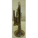 A Besson & Co "Prototype" silver plated Cornet.