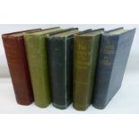 A N Cooper, "The Tramps of the Walking Parson", 1905, and four other books by the same author.