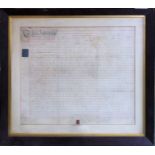 Another George III Indenture relating to the Pontifex family, dated 1794, 24" (61cms) x 29" (74cms),