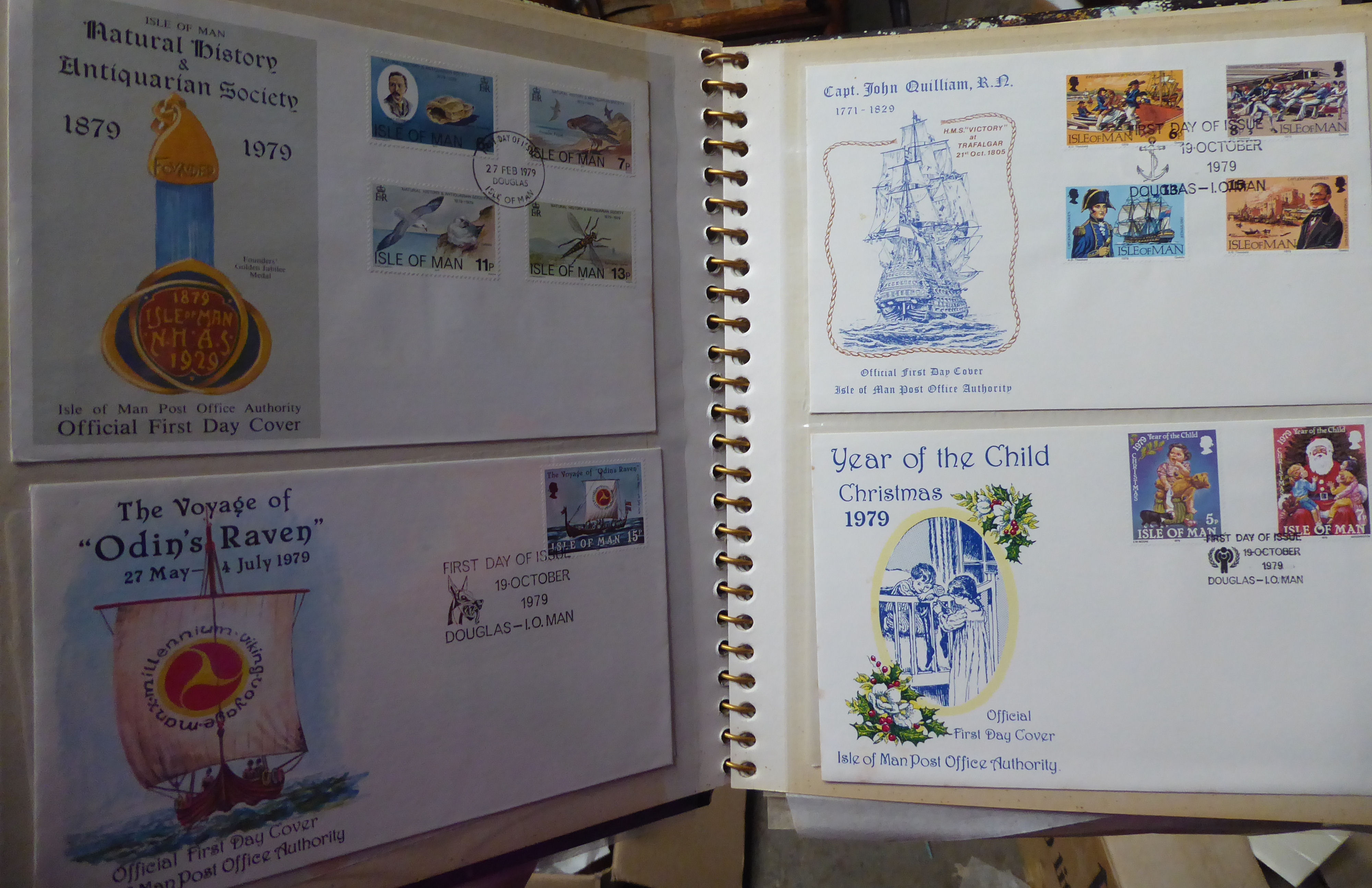 An Album of First Day Covers.