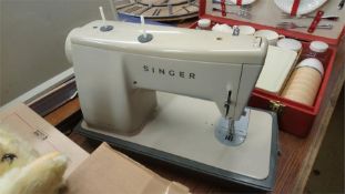 A Singer sewing machine